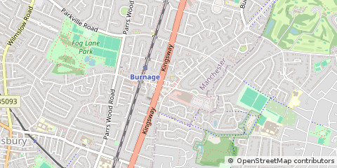 Map of Manchester