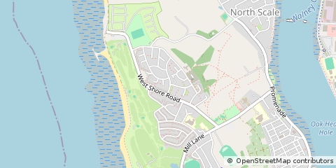 Map of Barrow-in-Furness, Cumbria