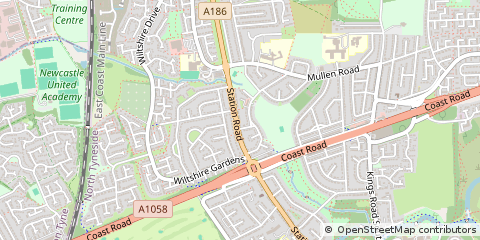 Map of Wallsend