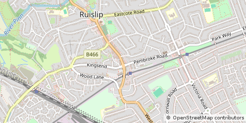 Map of Ruislip