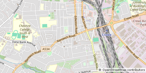 Map of Cheshire