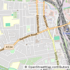 Map of Cheshire