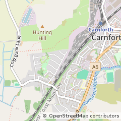 Map of Carnforth, Lancashire