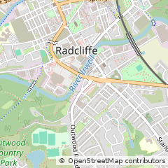 Map of Radcliffe, Manchester
