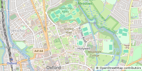 Map of Oxford, Oxfordshire