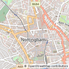 Map of Nottingham