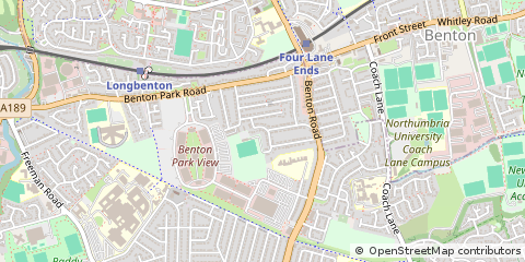 Map of Newcastle Upon Tyne