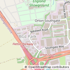 Map of Peterborough, Cambs