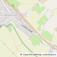 Map of ST. Albans, Hertfordshire