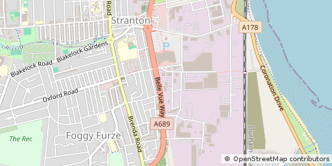 Map of Hartlepool, Cleveland