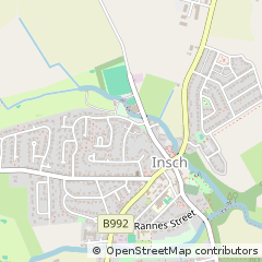 Map of Insch, Aberdeenshire