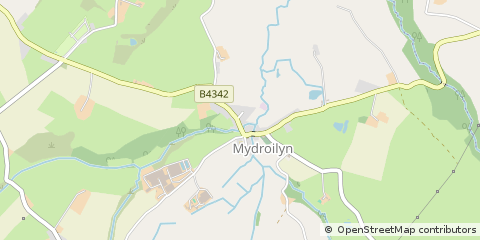 Map of Ceredigion