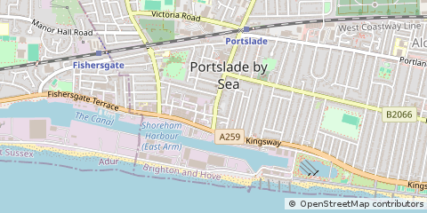 Map of Brighton, East Sussex