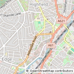 Map of Sheffield