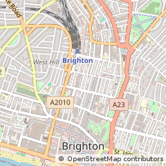 Map of Brighton, East Sussex