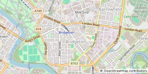Map of Glasgow