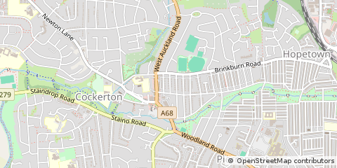 Map of Darlington
