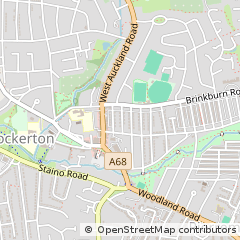 Map of Darlington