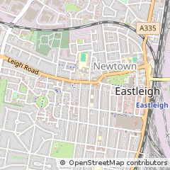 Map of Eastleigh, Hampshire