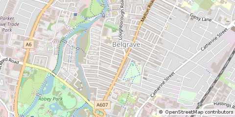 Map of Leicester