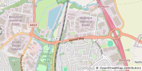 Map of Banbury