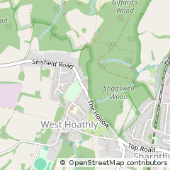 Map of East Grinstead, West Sussex