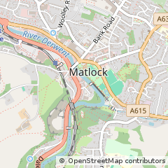 Map of Matlock, Derbyshire
