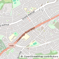 Map of Cardiff