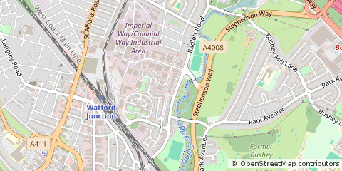 Map of Watford
