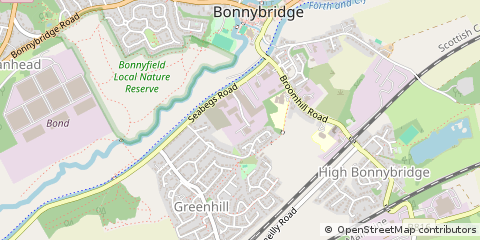 Map of Bonnybridge