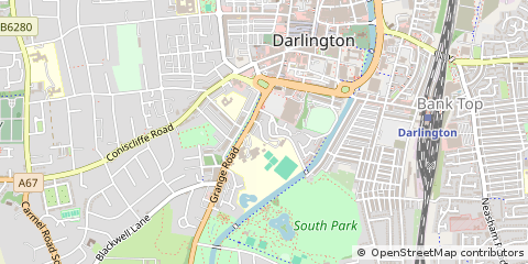 Map of Darlington