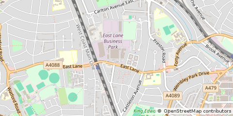 Map of Wembley
