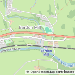 Map of Hexham, Northumberland