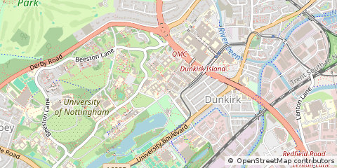 Map of Nottingham