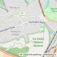 Map of Stockton-on-Tees, Cleveland
