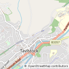 Map of Tavistock, Devon