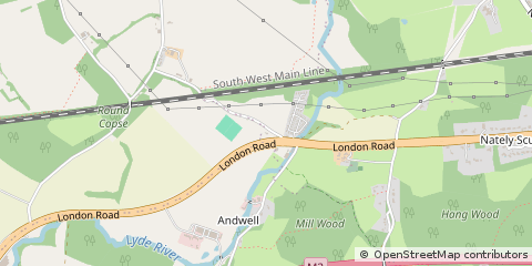 Map of Basingstoke, Hampshire