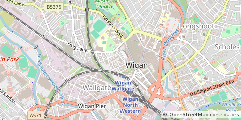 Map of Wigan