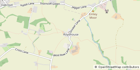 Map of Huddersfield