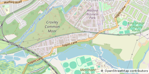 Map of Watford, Hertfordshire