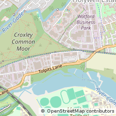 Map of Watford, Hertfordshire