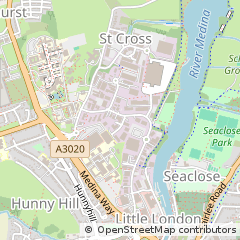 Map of Newport, Isle of Wight