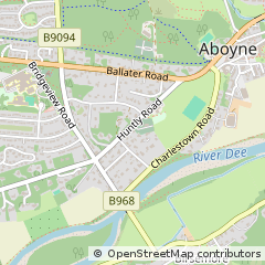 Map of Aboyne, Aberdeenshire