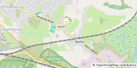 Map of Llanelli, SIR Gaerfyrddin
