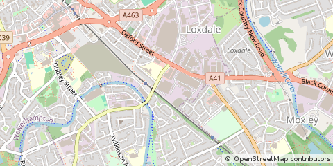 Map of Bilston, West Midlands