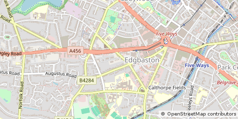Map of Birmingham