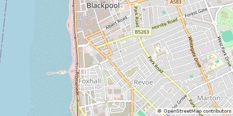 Map of Blackpool
