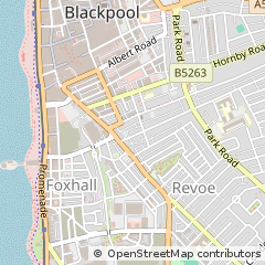 Map of Blackpool