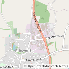 Map of Northampton, Northamptonshire