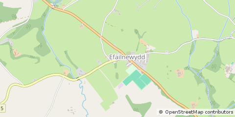 Map of Pwllheli, Gwynedd